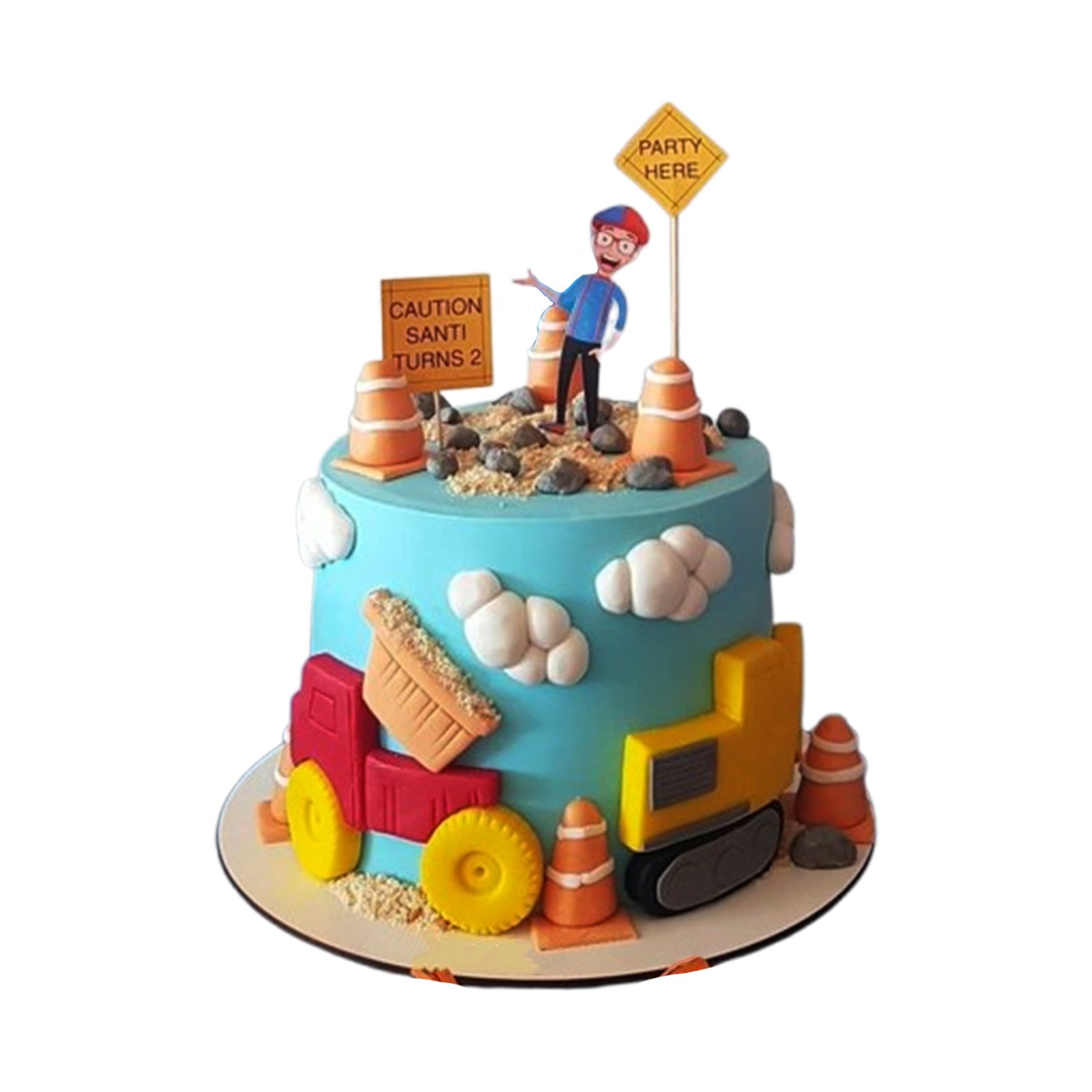 Blippi Cake V3