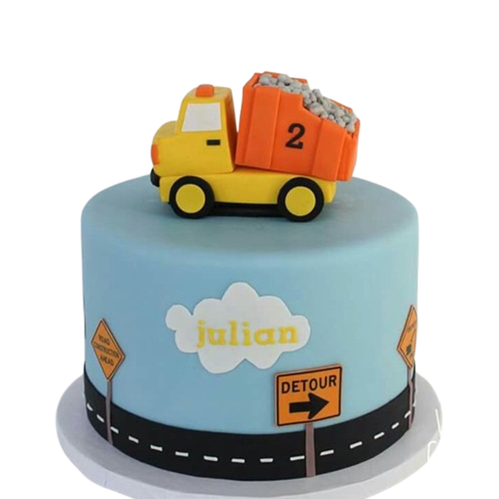 Digger Construction Cake V5