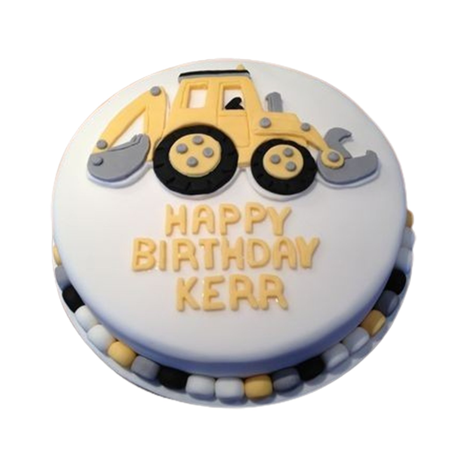 Digger Construction Cake V3