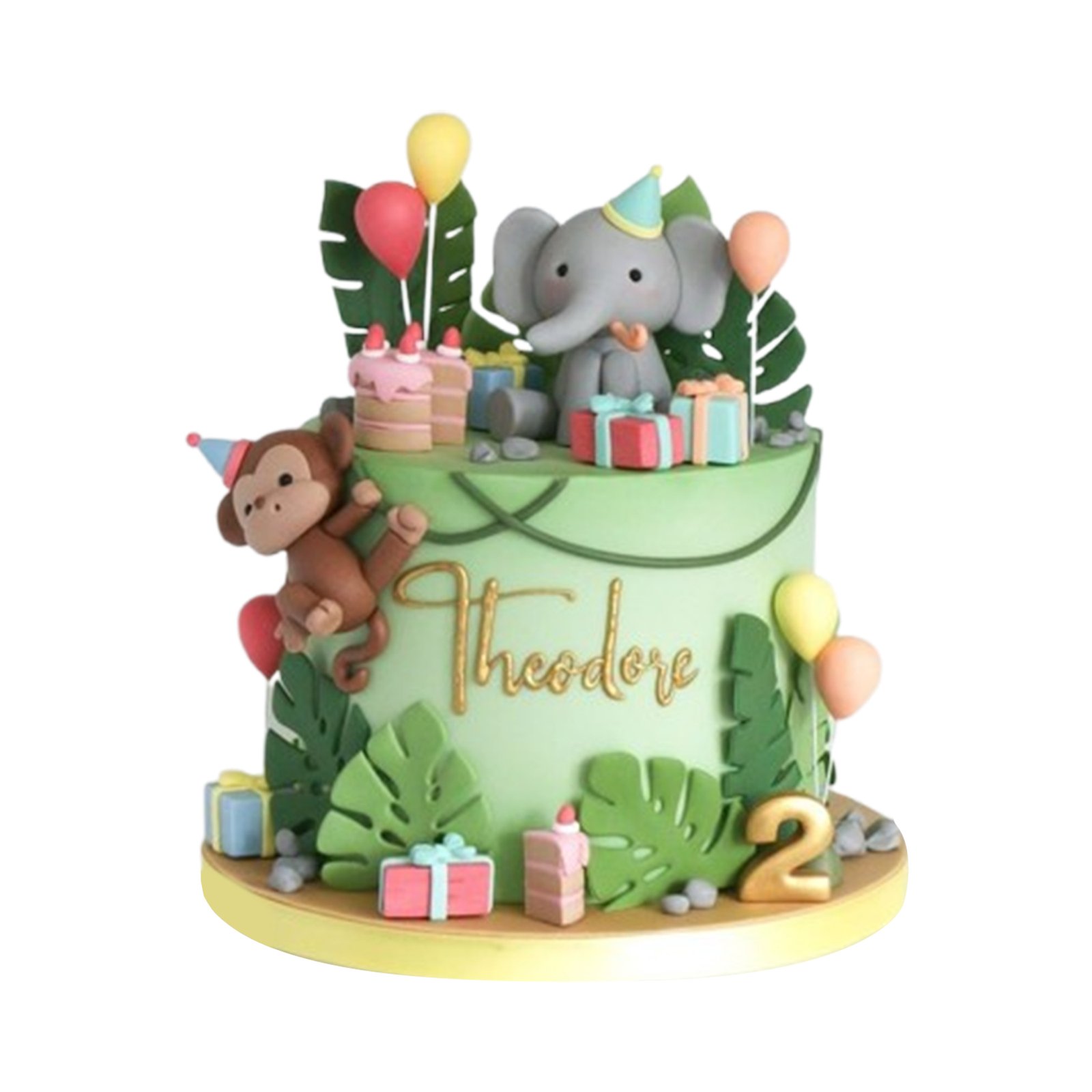 Animal Theme Cake V7