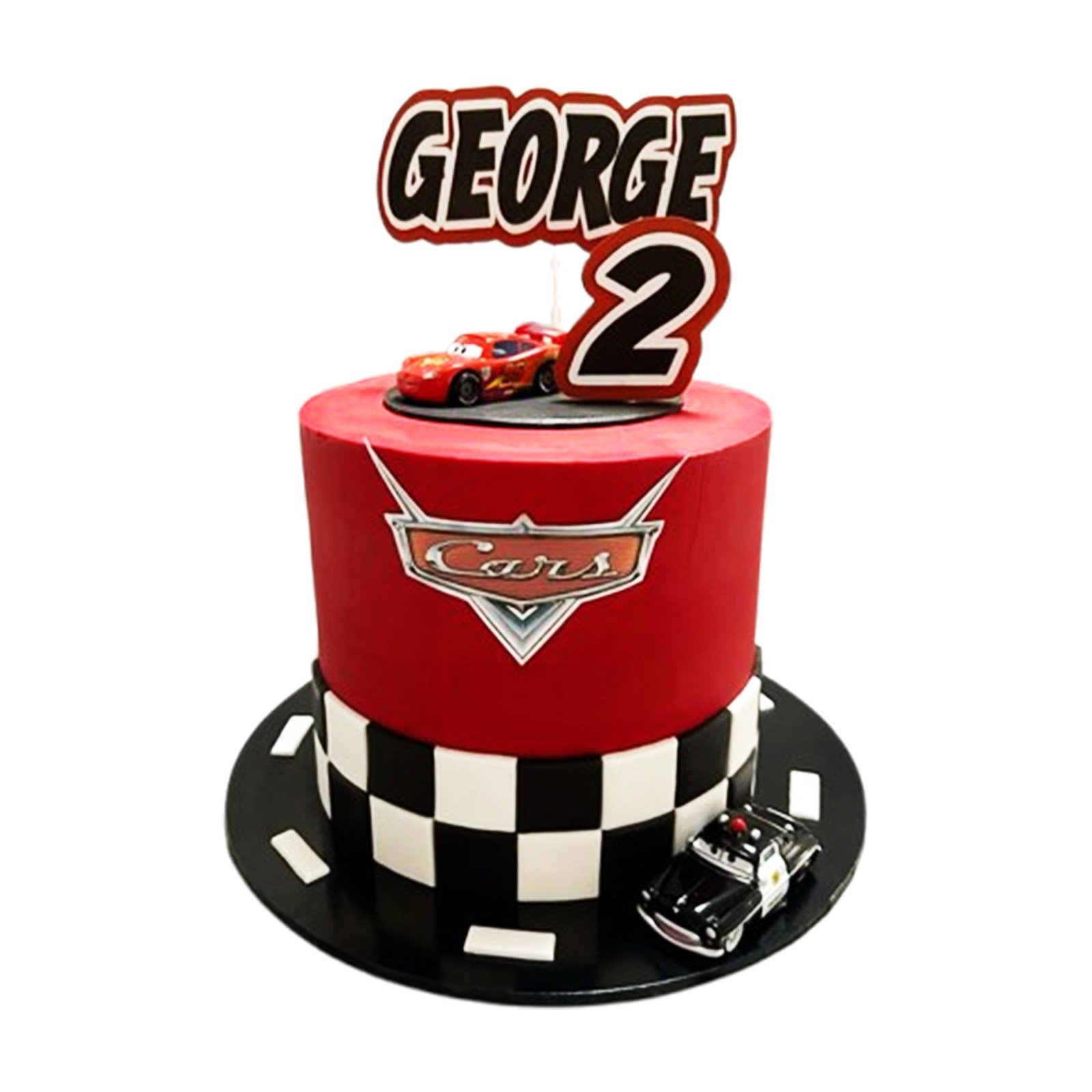 Lightning McQueen Cake V4